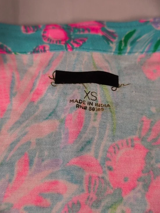 Lilly Pulitzer Lorina Swing Dress in Amalfi Blue Best Fishes Size XS NWOT - Picture 2 of 7